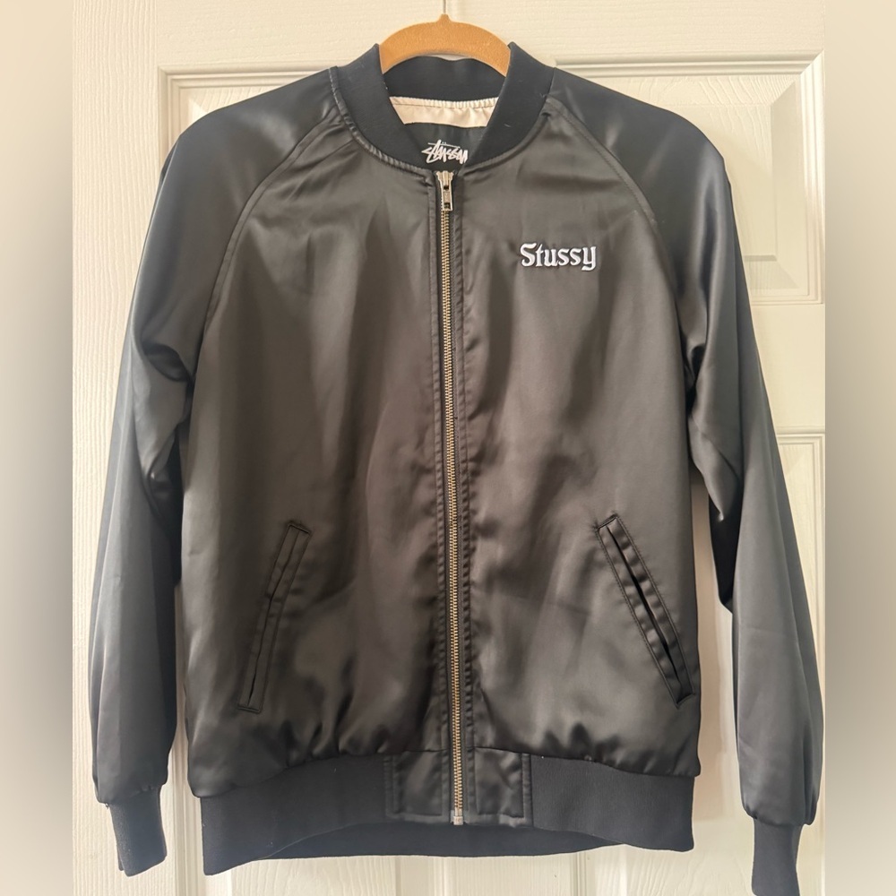 Stüssy California Satin Bomber Jacket size small